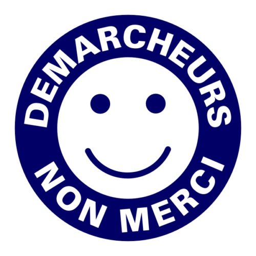 Smiley anti démarcheurs
