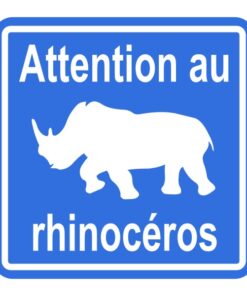 Attention au rhinocéros