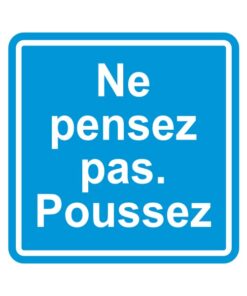 Sticker autocollant pour WC genre humour intello