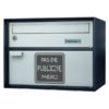 Sticker boite aux lettres Pas de publicité merci typo light