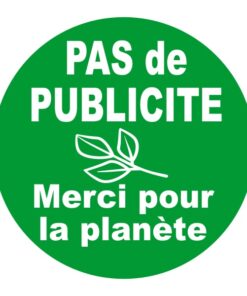 Sticker pas cher anti publicité