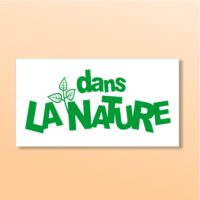 Sticker naturel pour la porte des toilettes