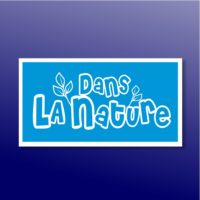 Sticker de porte nature pour les toilettes cartoon Panneau WC dans la nature