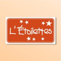 Panneau décoratif à coller pour la porte des toilettes