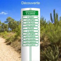 Sticker pour la signalisation extérieure des lieux touristiques