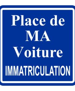 Sticker de signalisation pour le stationnement de ma voiture