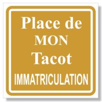 Sticker de signalisation pour le stationnement de mon tacot