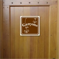 Sticker humour pour les toilettes hommes Sticker toilettes garçons humour