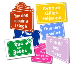 Stickers plaques de rue