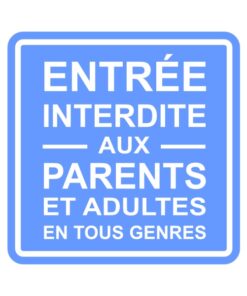 Sticker ado porte chambre