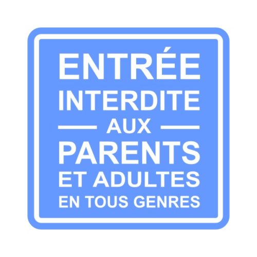 Sticker ado porte chambre