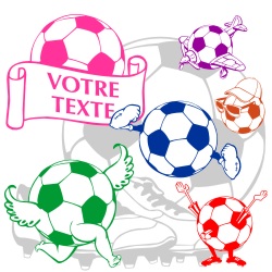 Stickers humour football