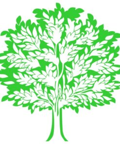 Sticker d'un arbre façon orientale pour la décoration murale