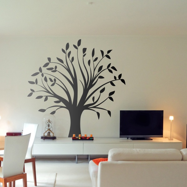 Sticker d'un arbre stylisé pour la décoration intérieure
