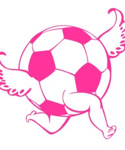 Sticker humour ballon de foot angelo