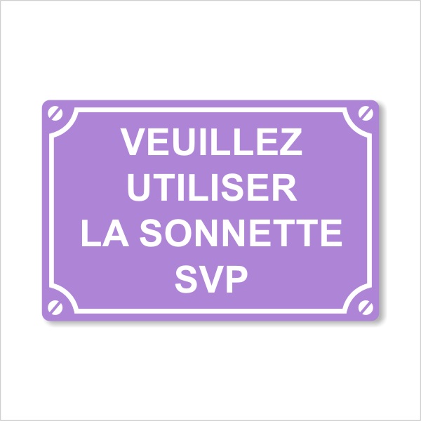 Plaque De Rue Personnalisée à Vos Couleurs Modèle Simple Decorenkit La Boutique Des Stickers 