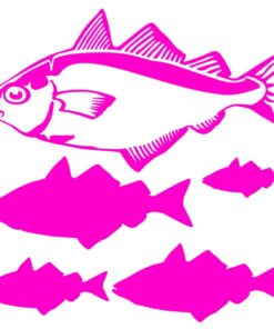 Stickers du Poisson Longrobo pour la décoration murale