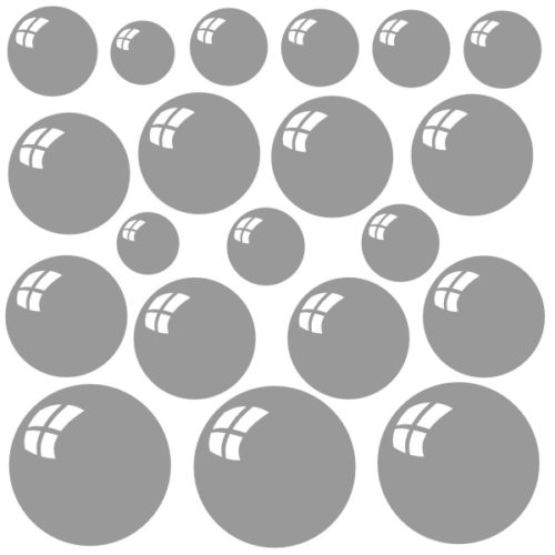 Stickers de bulles d'air pour la déco des aquariums