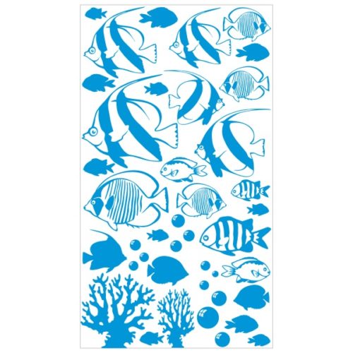 Stickers de poissons et de coraux pour la décoration