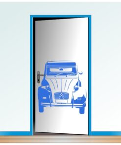 Sticker de la 2CV Charleston vue de l'avant