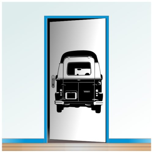 Sticker décoration de l'Estafette Renault