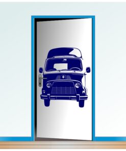 Sticker de l'Estafette Renault vue face avant