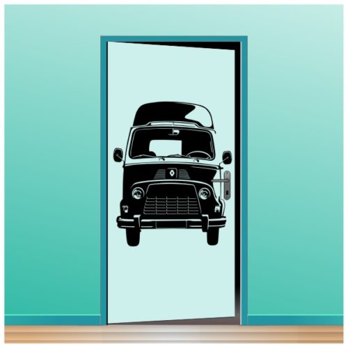 Sticker de l'Estafette Renault vue de devant