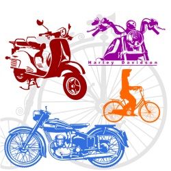 Stickers motos vélos et autres 2 roues
