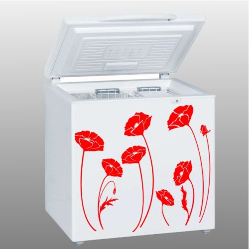 Stickers coquelicots décoration appareils électroménagers Stickers de coquelicots pour la décoration des murs ou des appareils électroménagers