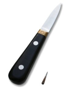 Couteaux à huîtres géants pour la PLV et la publicité Modèle avec manche noir