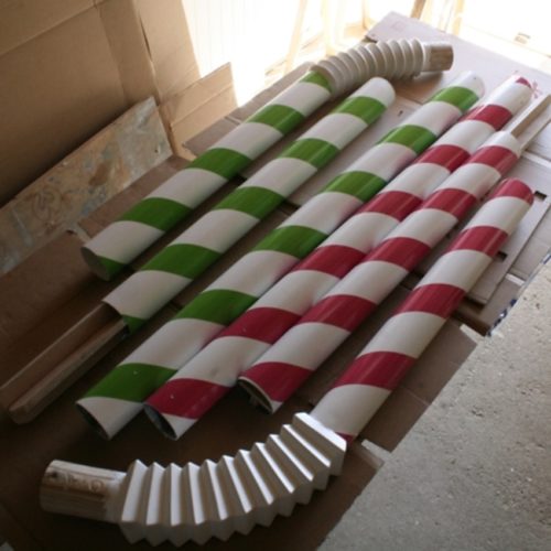 Pailles géantes pour street art à Saint-Chamond