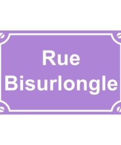 Sticker ou plaque de rue rubis sur l'ongle