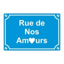 Sticker Plaque de Rue - TenStickers