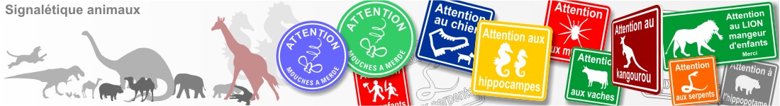 Stickers pour la sécurité avec les animaux