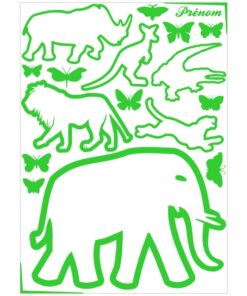 stickers animaux sauvages décoration chambre enfant