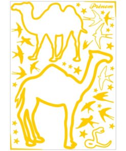 Stickers dromadaire et chameau décoration chambre enfant