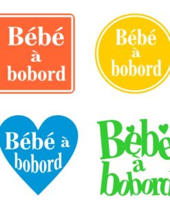 Sticker sécurité enfant pour la voiture Bébé à bord