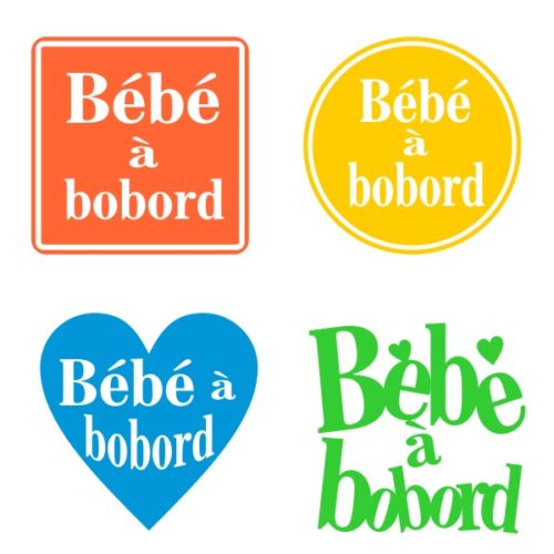 Sticker sécurité enfant pour la voiture Bébé à bord