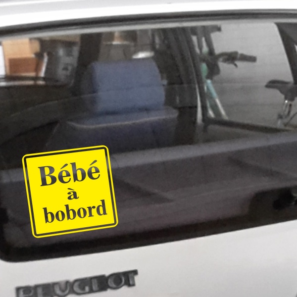 Autocollant voiture pour la sécurité des enfants Bébé à bord