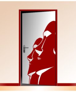 Statues de l'ile de Pâques pour la décoration des portes