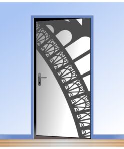 Sticker d'arche de la tour Eiffel pour la décoration des portes