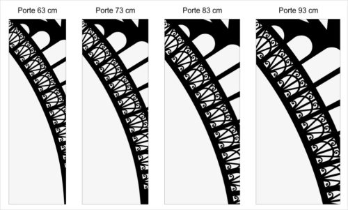 Sticker d'un détail d'arche de la tour Eiffel