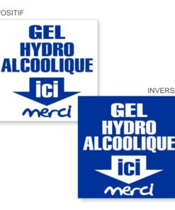 Sticker corona Gel Hydroalcoolique