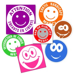 Signalétique Smiley