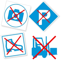 Signalétique interdictions diverses