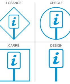 Sticker signalétique pour panneau informations