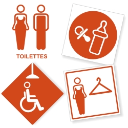 Signalétique Toilettes - Sanitaires