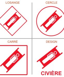 Sticker ou panneau Signalétique sécurité - Civière