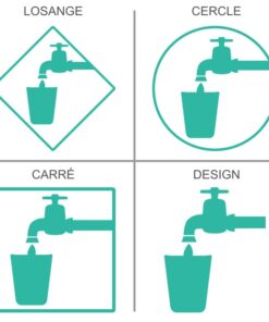 Stickers Signalétique professionnelle eau potable