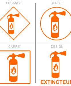 Sticker ou panneau Signalétique sécurité - Extincteur